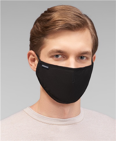 фото санитарно-гигиенической маски, цвет черный, MSK-0002 BLACK