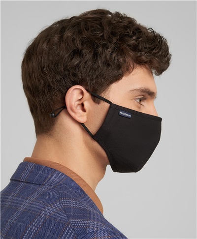фото санитарно-гигиенической маски, цвет черный, MSK-0012 BLACK