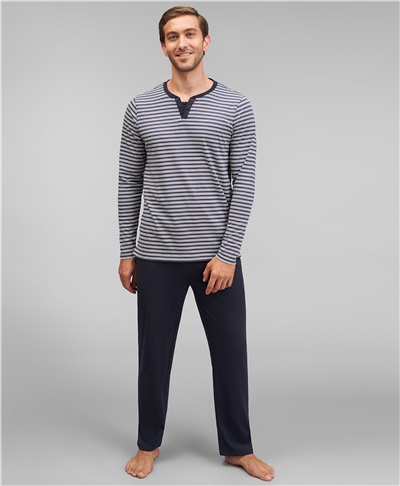 фото пижамы (футболки и брюк) HENDERSON, цвет синий, PJ-0012 NAVY
