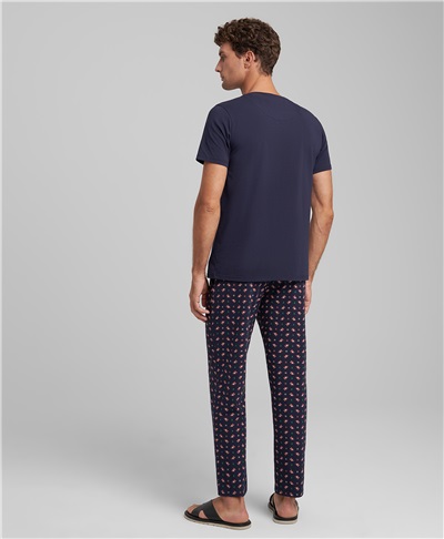 фото пижамы (футболки и брюк) HENDERSON, цвет синий, PJ-0020 NAVY