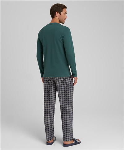 фото пижамы (футболки и брюк) HENDERSON, цвет зеленый, PJ-0025 GREEN
