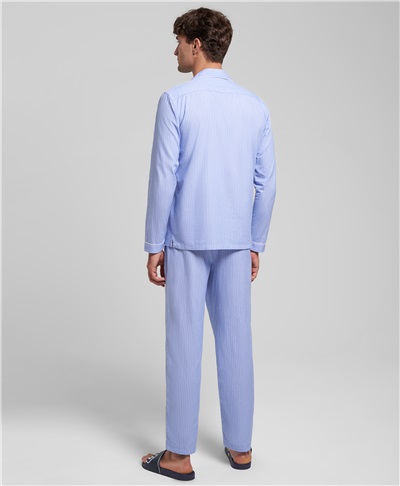 фото пижамы (рубашки и брюк) HENDERSON, цвет голубой, PJ-0029 BLUE