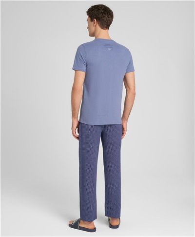 фото пижамы (футболки и брюк) HENDERSON, цвет голубой, PJ-0031 BLUE
