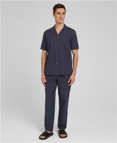 фото пижамы (рубашки и брюк) HENDERSON, цвет синий, PJ-0033 NAVY