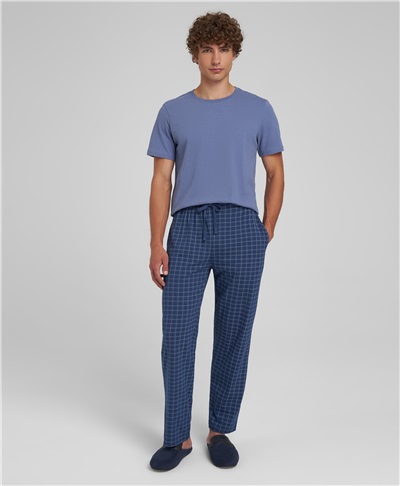 фото пижамы (футболки и брюк) HENDERSON, цвет голубой, PJ-0036 BLUE