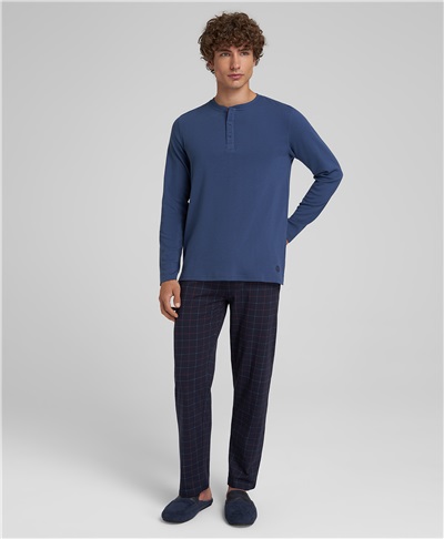 фото пижамы (футболки и брюк) HENDERSON, цвет синий, PJ-0037 NAVY