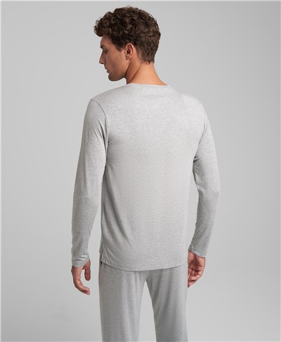 фото пижамной футболки HENDERSON, цвет светло-серый, PJ2-0077 LGREY