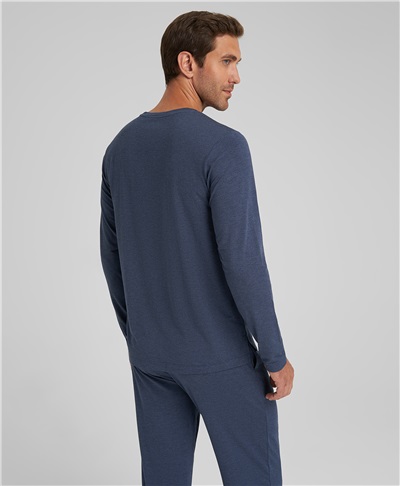 фото пижамной футболки HENDERSON, цвет синий, PJ2-0079 NAVY