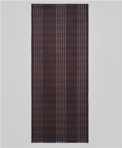фото шарфа HENDERSON, цвет коричневый, SF-0679 BROWN
