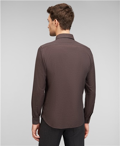 фото рубашки HENDERSON, цвет темно-коричневый, SHL-1681-X DBROWN