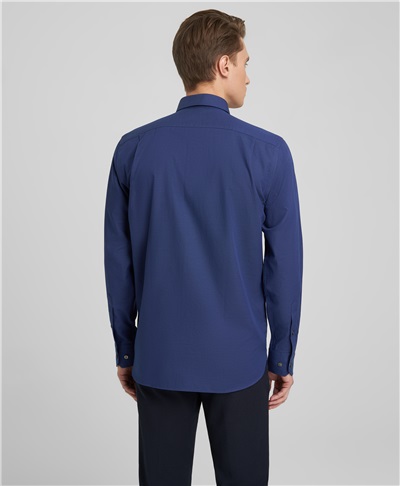 фото рубашки прямого силуэта HENDERSON, цвет синий, SHL-1763-N NAVY
