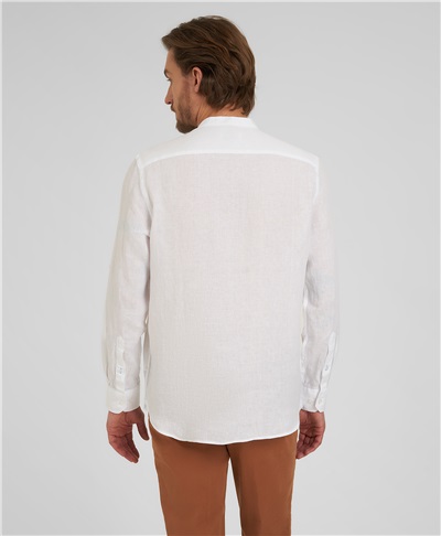 фото рубашки прямого силуэта HENDERSON, цвет белый, SHL-1882-N WHITE