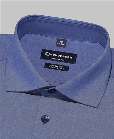 фото рубашки HENDERSON дл.р.., цвет синий, SHL-1931-N NAVY