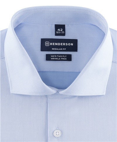 фото рубашки HENDERSON, цвет голубой, SHL-2426-NL BLUE