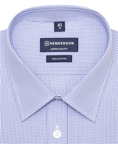 фото рубашки HENDERSON, цвет голубой, SHS-0411 BLUE
