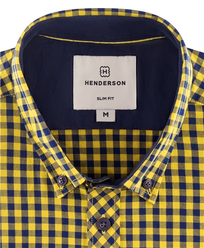 фото рубашки HENDERSON, цвет желтый, SHS-0422 YELLOW