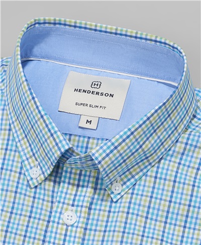 фото рубашки HENDERSON, цвет голубой, SHS-0441 BLUE