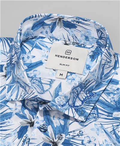 фото рубашки HENDERSON, цвет голубой, SHS-0463 BLUE