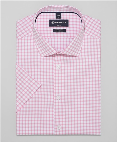 фото рубашки HENDERSON, цвет розовый, SHS-0490 PINK
