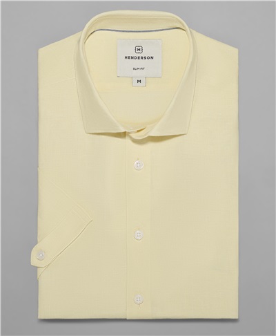 фото рубашки HENDERSON, цвет желтый, SHS-0533 YELLOW