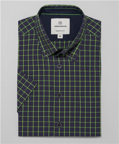 фото рубашки HENDERSON, цвет зеленый, SHS-0541 GREEN