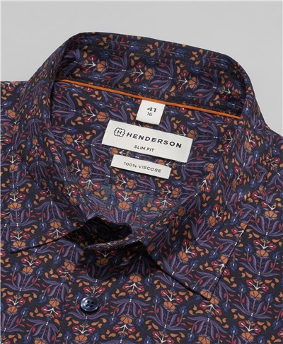 фото рубашки HENDERSON, цвет фиолетовый, SHS-0553 PURPLE