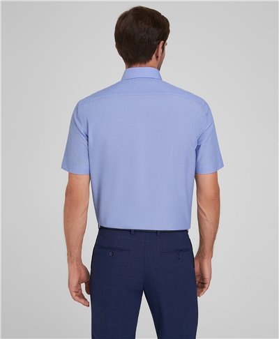 фото рубашки прямого силуэта HENDERSON, цвет темно-голубой, SHS-0580-N DBLUE