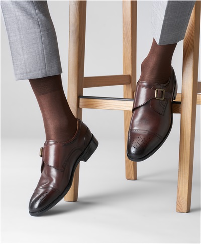 фото носки HENDERSON смокинга комплекта, цвет коричневый, SK-0278 BROWN