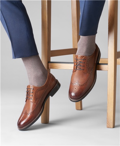 фото носки HENDERSON смокинга комплекта, цвет коричневый, SK-0279 BROWN