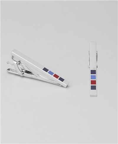 фото зажима для галстука HENDERSON, цвет синий, TC-0138 NAVY