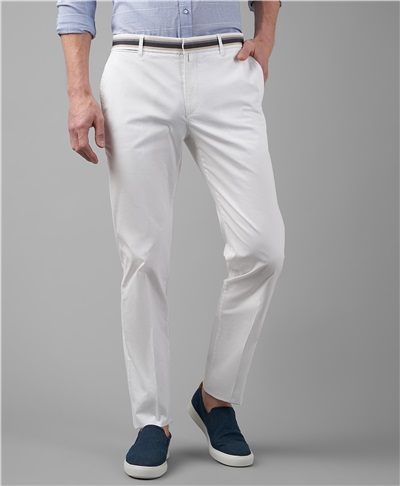 фото брюк HENDERSON, цвет белый, TR-0327 WHITE