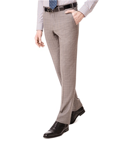 фото костюмных брюк HENDERSON, цвет бежевый, TR1-0124-N BEIGE