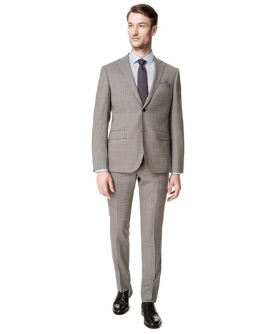 фото костюмных брюк HENDERSON, цвет серый, TR1-0127-N GREY