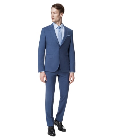 фото костюмных брюк HENDERSON, цвет светло-синий, TR1-0130-N LNAVY