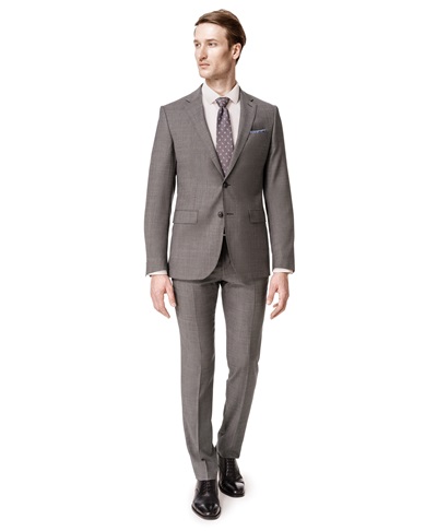 фото костюмных брюк HENDERSON, цвет серый, TR1-0131-N GREY