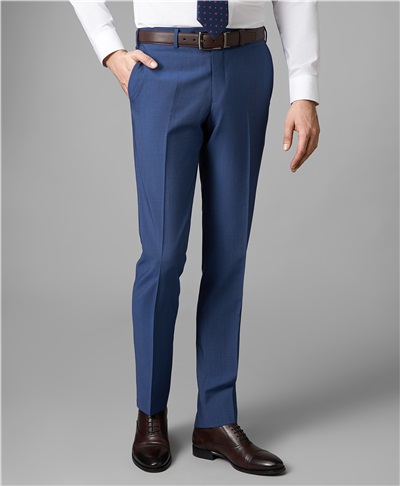 фото костюмных брюк HENDERSON, цвет темно-голубой, TR1-0156-NP DBLUE