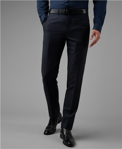 фото костюмных брюк HENDERSON, цвет синий, TR1-0163-N NAVY