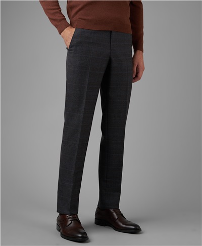 фото костюмных брюк HENDERSON, цвет серый, TR1-0166-N GREY