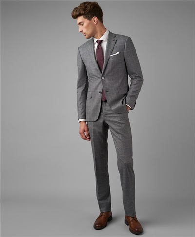 фото костюмных брюк HENDERSON, цвет светло-серый, TR1-0167-N LGREY