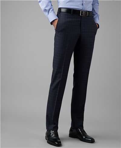 фото костюмных брюк HENDERSON, цвет синий, TR1-0169-N NAVY