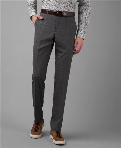 фото костюмных брюк HENDERSON, цвет светло-серый, TR1-0174-N LGREY