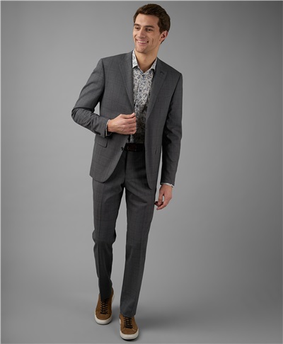 фото костюмных брюк HENDERSON, цвет светло-серый, TR1-0174-N LGREY