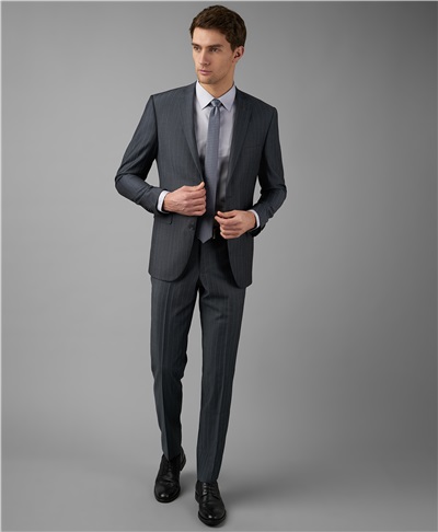 фото костюмных брюк HENDERSON, цвет серый, TR1-0175-SS GREY
