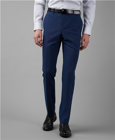 фото костюмных брюк HENDERSON, цвет синий, TR1-0178-N NAVY
