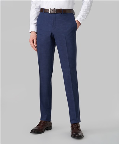 фото костюмных брюк HENDERSON, цвет синий, TR1-0179-N NAVY