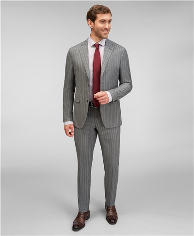 фото костюмных брюк HENDERSON, цвет серый, TR1-0190-SS GREY