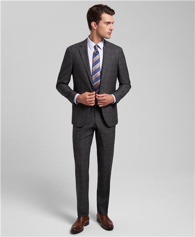 фото костюмных брюк HENDERSON, цвет серый, TR1-0192-N GREY