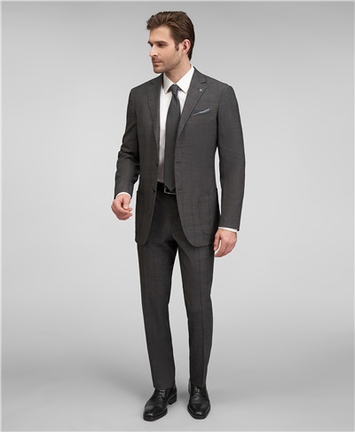 фото костюмных брюк HENDERSON, цвет серый, TR1-0192-NP GREY