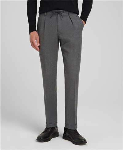 фото костюмных брюк HENDERSON, цвет серый, TR1-0214-N GREY
