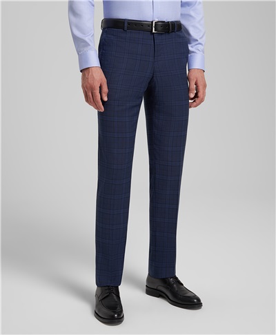фото костюмных брюк HENDERSON, цвет голубой, TR1-0222-SS BLUE